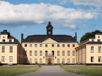 "Ulriksdal palace from the 17th century, One of the royal palaces of the swedish royal court, located in the national city park in Stockholm."